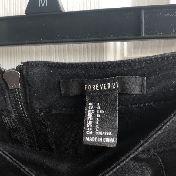 Forever 21 leather front pants - Picture 4 of 5